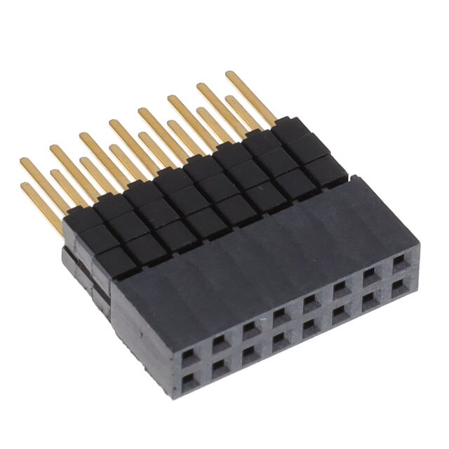 CONN SOCKET 16POS 0.1 GOLD PCB