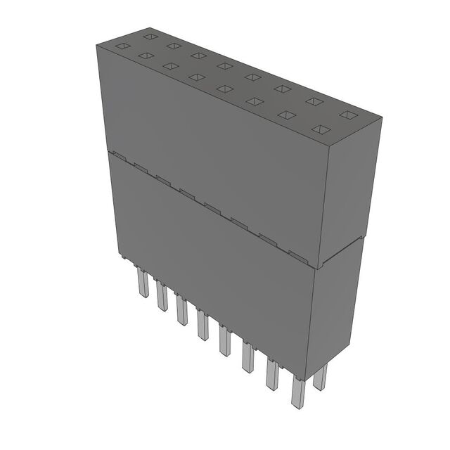 CONN SOCKET 16POS 0.1 GOLD PCB