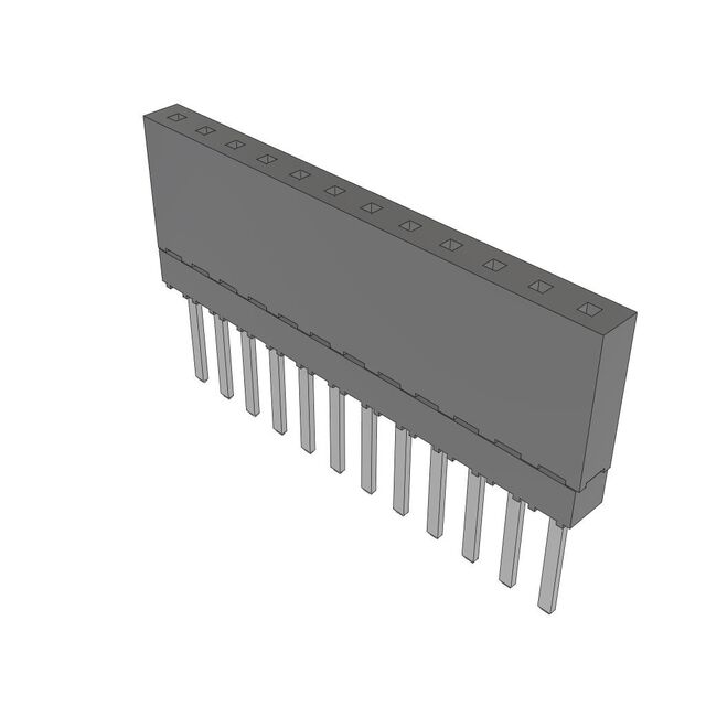 CONN SOCKET 12POS 0.1 TIN PCB