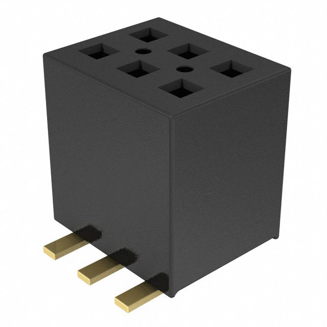 CONN RCPT 6POS 0.05 GOLD SMD