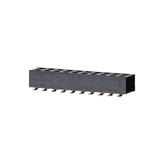 RECEPTACLE, SMT, DUAL ROW, 1.27