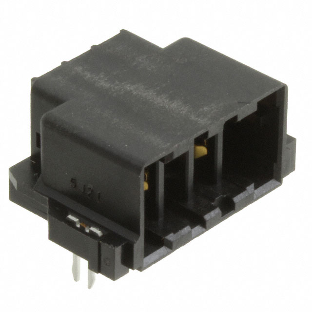 CONN RCPT 2POS 0.3 GOLD PCB R/A