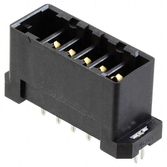 CONN RCPT 5POS 0.15 GOLD PCB
