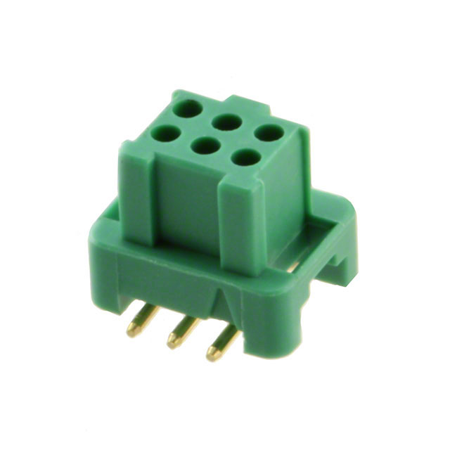 CONN RCPT 6POS 0.049 GOLD SMD