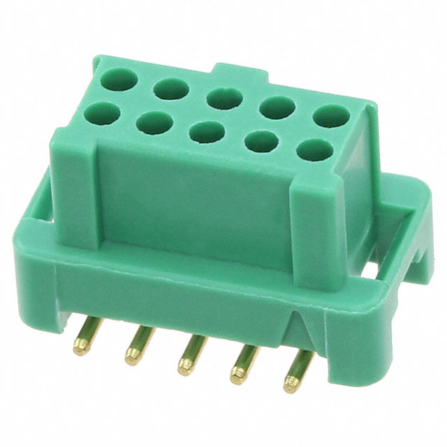 CONN RCPT 10POS 0.049 GOLD SMD