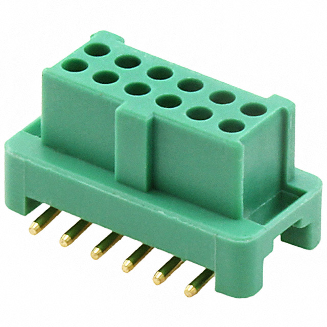 CONN RCPT 12POS 0.049 GOLD SMD