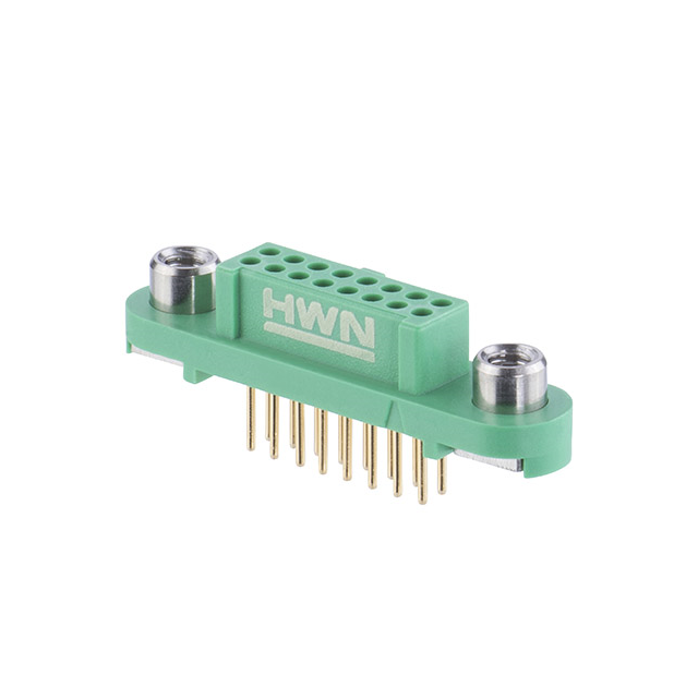CONN RCPT 16POS 0.049 GOLD PCB