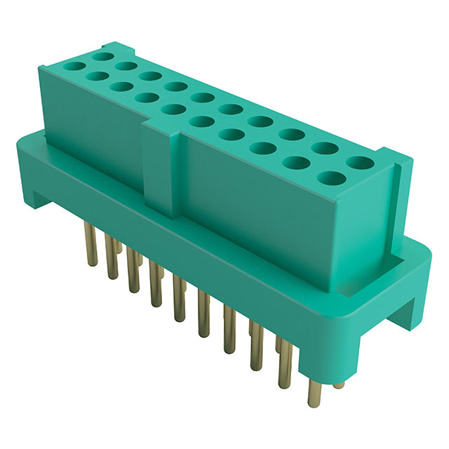 CONN RCPT 20POS 0.049 GOLD PCB
