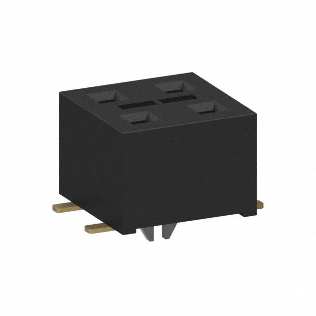 CONN RCPT 4POS 0.1 GOLD SMD