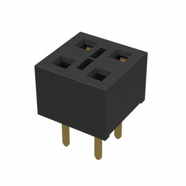 CONN RCPT 4POS 0.1 GOLD PCB