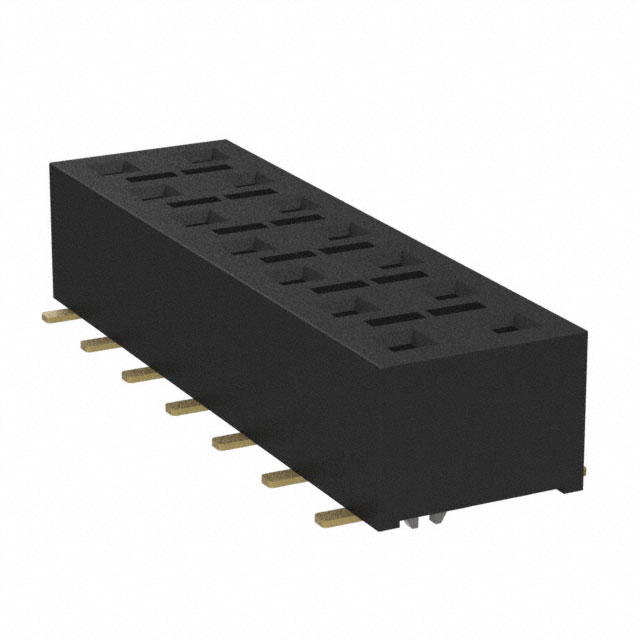 CONN RCPT 14POS 0.1 GOLD SMD