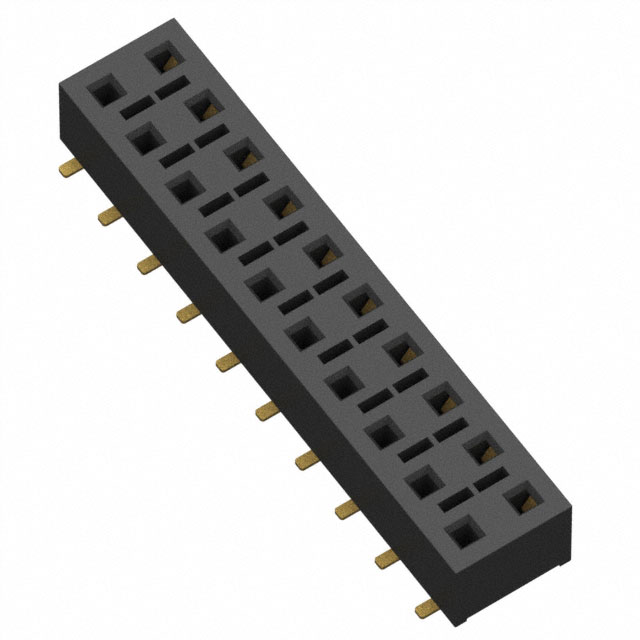 CONN RCPT 20POS 0.1 GOLD SMD