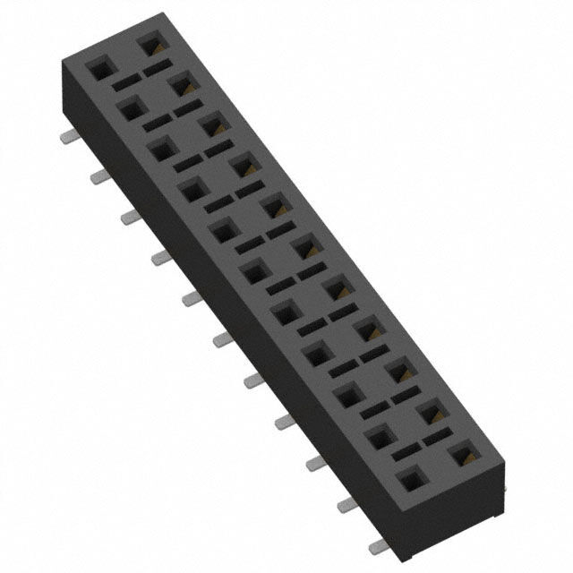 CONN RCPT 22POS 0.1 GOLD SMD