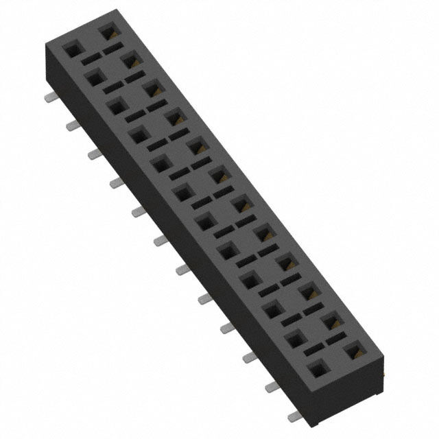 CONN RCPT 24POS 0.1 GOLD SMD