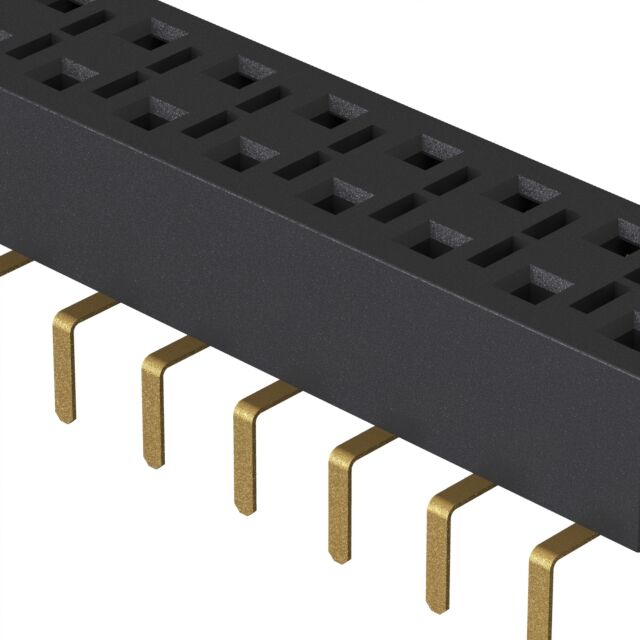 CONN RCPT 24POS 0.1 GOLD PCB