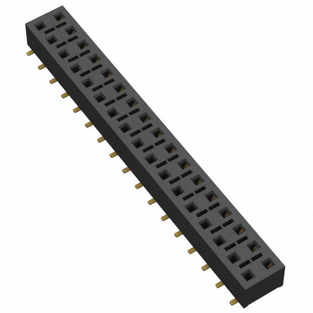 CONN RCPT 34POS 0.1 GOLD SMD