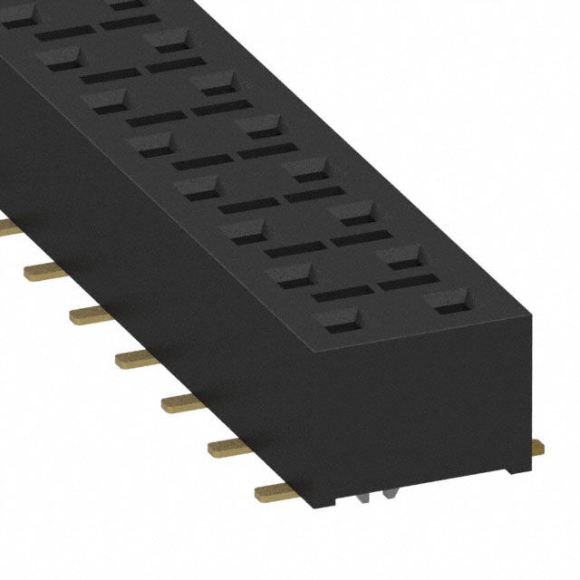 CONN RCPT 58POS 0.1 GOLD SMD