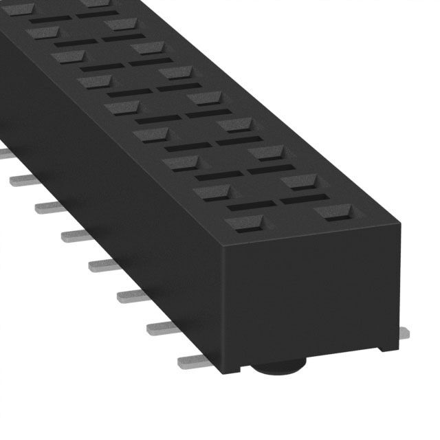 CONN RCPT 100POS 0.1 GOLD SMD