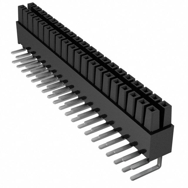 CONN RCPT 40POS 0.1 GOLD PCB R/A