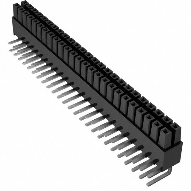 CONN RCPT 50POS 0.1 GOLD PCB R/A