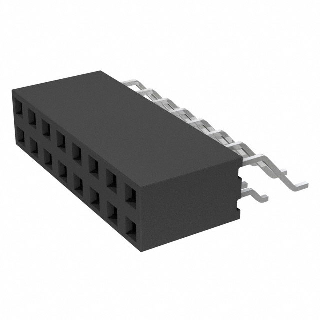 CONN RCPT 16POS 0.1 GOLD SMD R/A