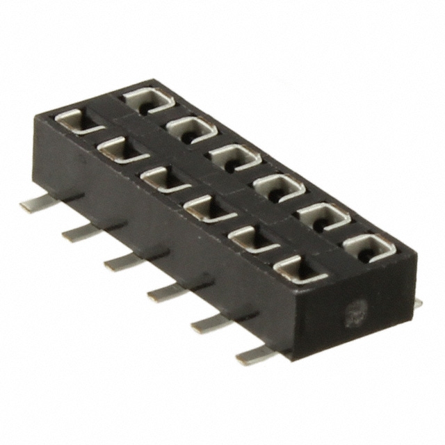 CONN RCPT 12POS 0.079 TIN SMD