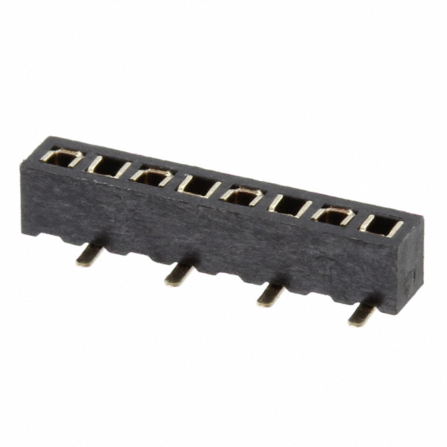 CONN RCPT 8POS 0.05 GOLD SMD
