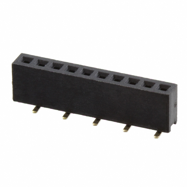 CONN RCPT 10POS 0.05 GOLD SMD