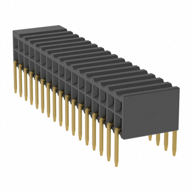 CONN RCPT 34P 0.05 GOLD PCB R/A