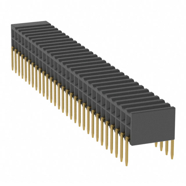 CONN RCPT 58P 0.05 GOLD PCB R/A