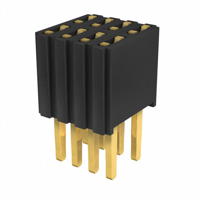 CONN RCPT 8POS 0.05 GOLD PCB