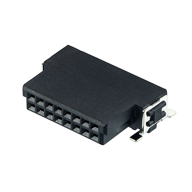 CONN RCPT 16P 0.05 GOLD SMD R/A