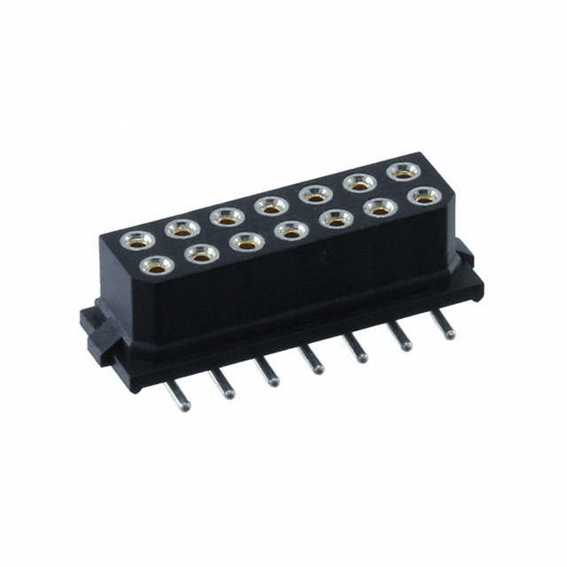 CONN RCPT 14POS 0.079 GOLD SMD