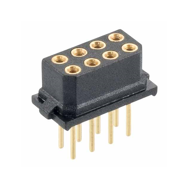 CONN RCPT 4POS 0.079 GOLD PCB