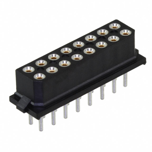 CONN RCPT 16POS 0.079 GOLD PCB