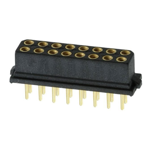 CONN RCPT 16POS 0.079 GOLD PCB