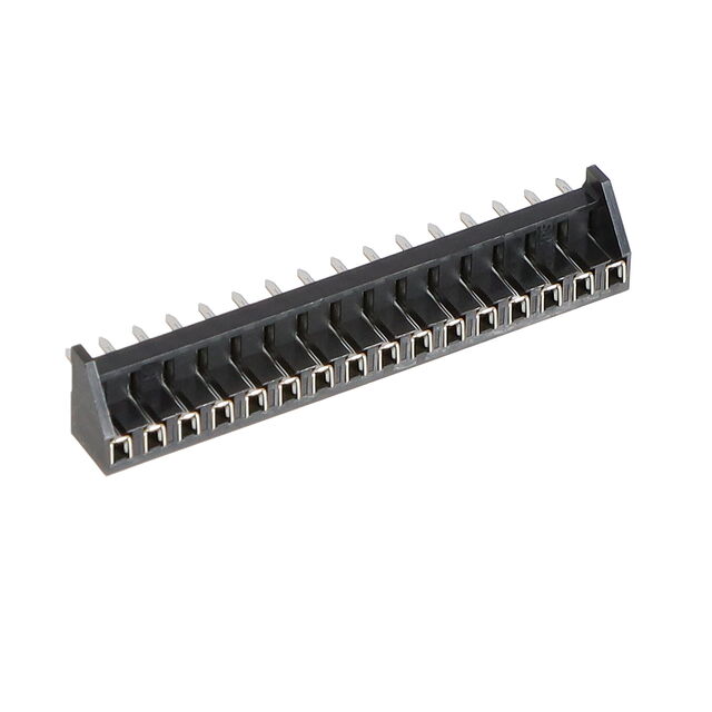 CONN RCPT 16POS SGL STR TH TIN