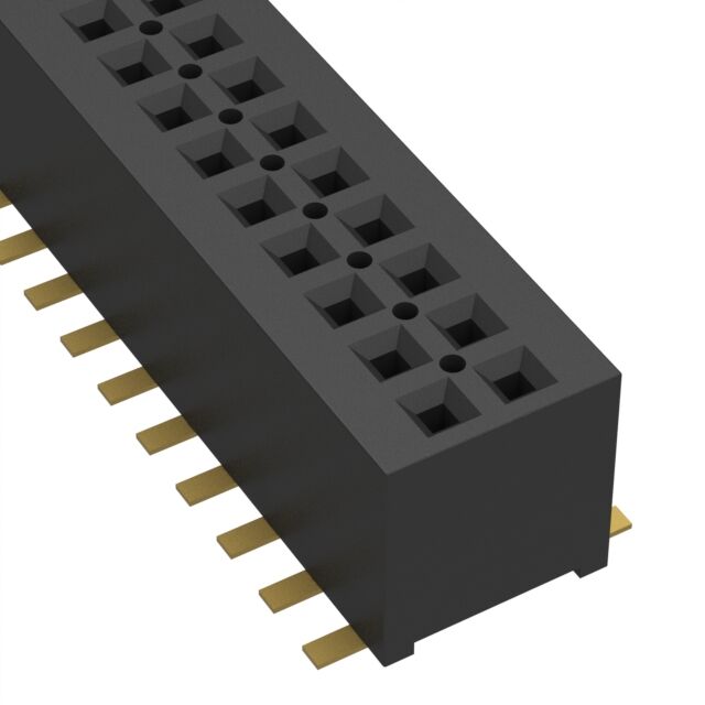 CONN RCPT 34POS 0.039 GOLD SMD
