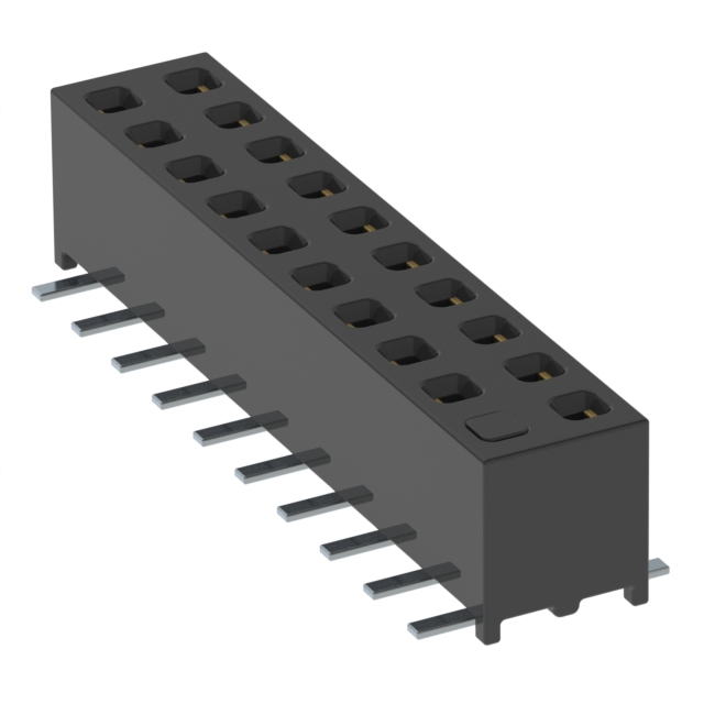 CONN RCPT 20POS 0.079 GOLD SMD