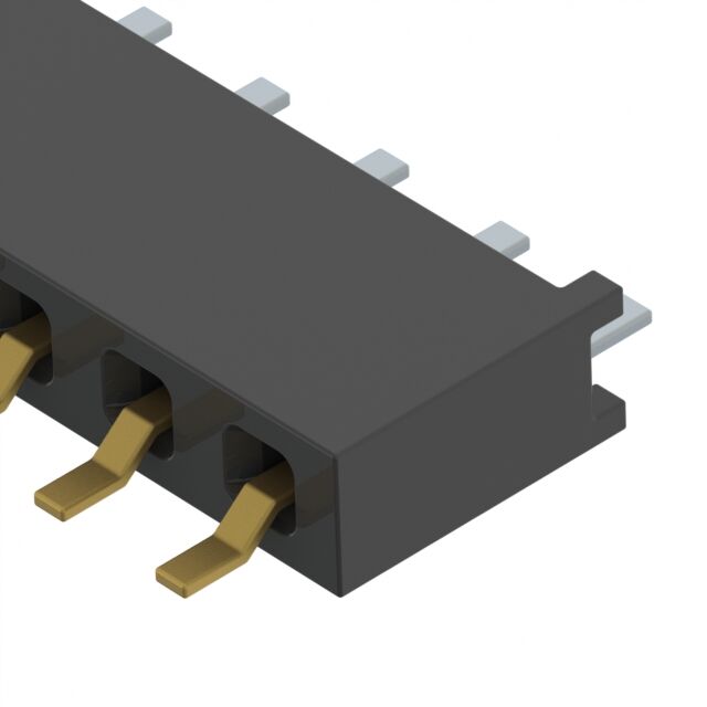 CONN RCPT 40P 0.079 GOLD SMD R/A