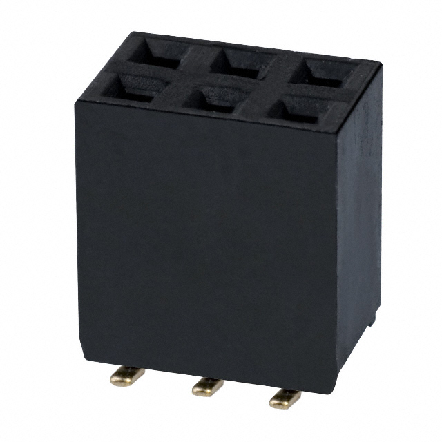 CONN HDR 6POS 0.1 GOLD SMD