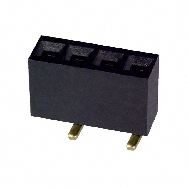 CONN HDR 4POS 0.1 GOLD SMD