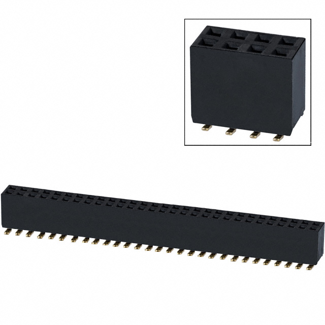CONN HDR 58POS 0.1 GOLD SMD