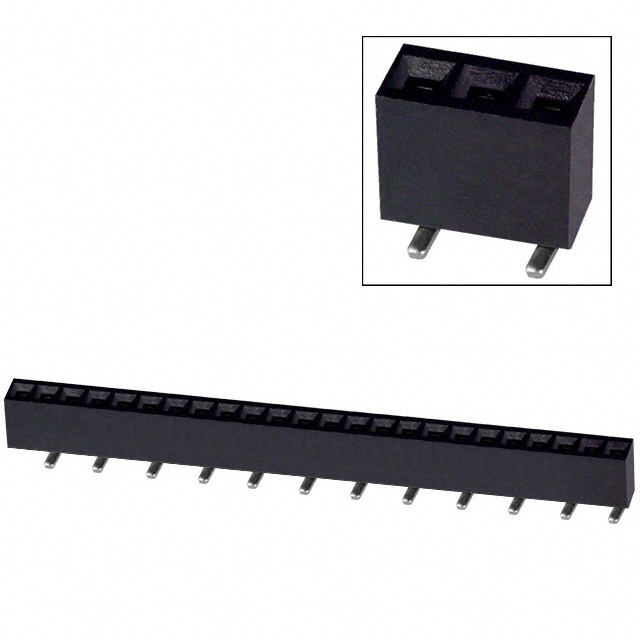 CONN HDR 24POS 0.1 TIN SMD