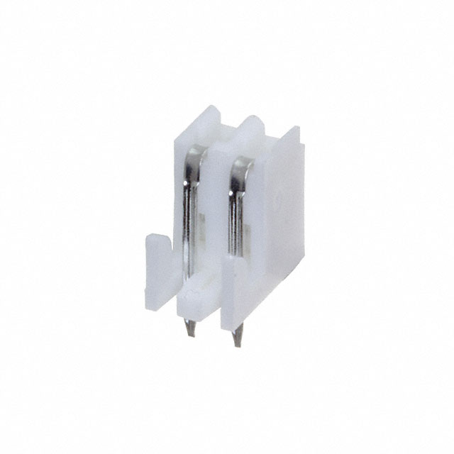 RECEPTICAL WITH HOOKS 2P 2.54MM