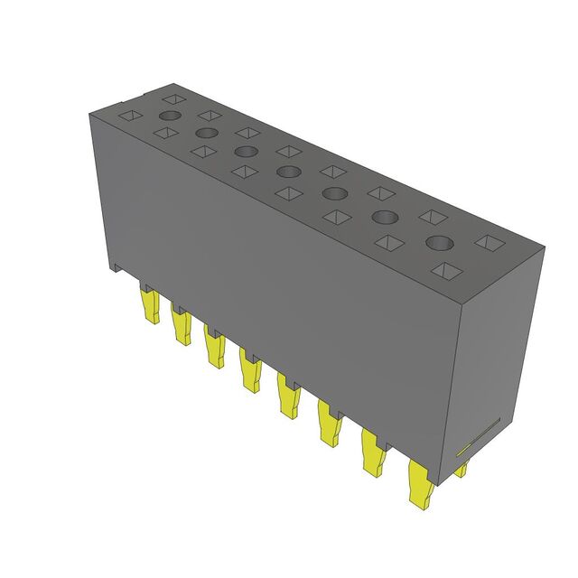 .100" SOCKET STRIP, PRESS-FIT
