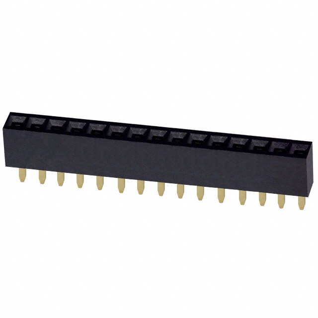 CONN HDR 15POS 0.1 GOLD PCB