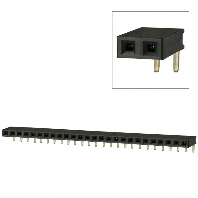 CONN HDR 26POS 0.1 GOLD PCB R/A