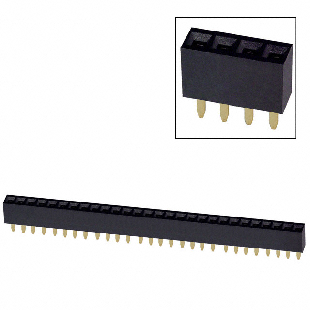 CONN HDR 28POS 0.1 GOLD PCB
