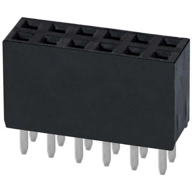 CONN HDR 12POS 0.1 TIN PCB